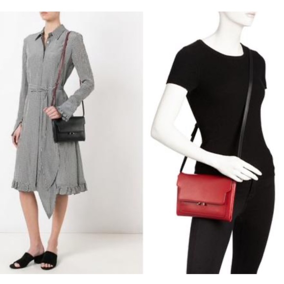 MARNI Calfskin Trunk NWT Shoulder Crossbody Bag - Picture 10 of 10